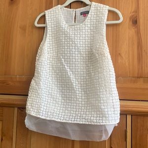 Vince Camuto organza top